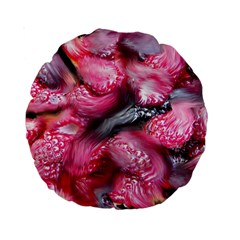 Raspberry Delight Standard 15  Premium Round Cushions by Nexatart