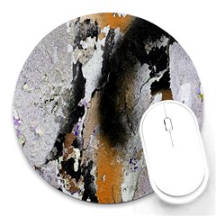 Abstract Graffiti Background Round Mousepads by Nexatart