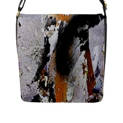 Abstract Graffiti Background Flap Messenger Bag (l)  by Nexatart