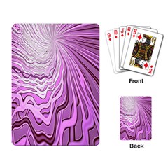 Light Pattern Abstract Background Wallpaper Playing Card by Nexatart