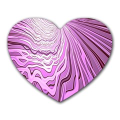 Light Pattern Abstract Background Wallpaper Heart Mousepads by Nexatart