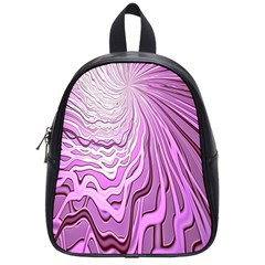 Light Pattern Abstract Background Wallpaper School Bags (small)  by Nexatart