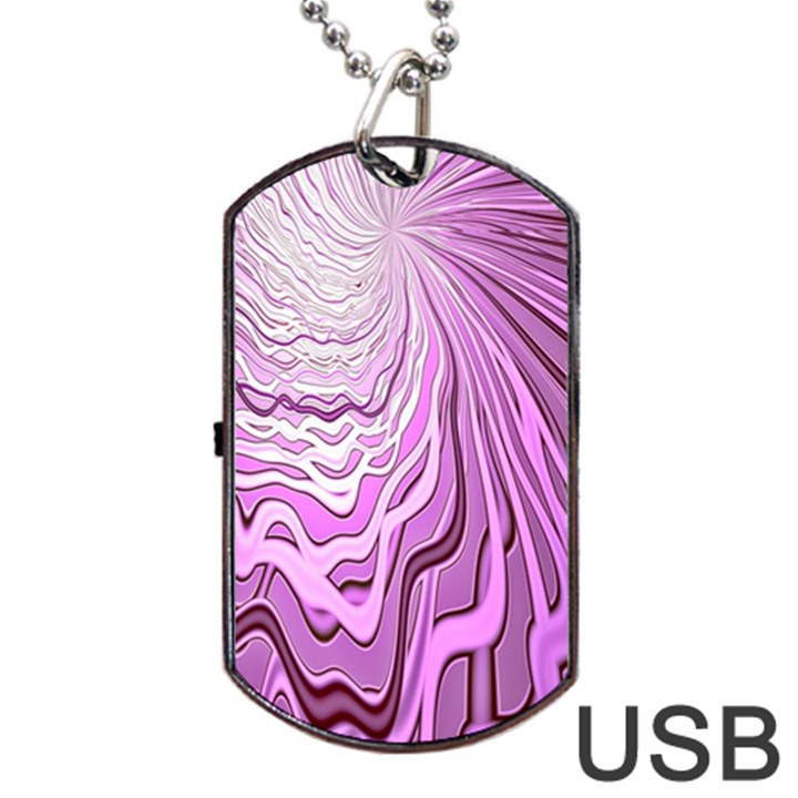 Light Pattern Abstract Background Wallpaper Dog Tag USB Flash (Two Sides)