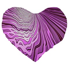 Light Pattern Abstract Background Wallpaper Large 19  Premium Heart Shape Cushions by Nexatart