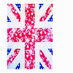 British Flag Abstract British Union Jack Flag In Abstract Design With Flowers Small Garden Flag (two Sides) by Nexatart