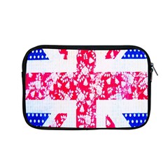 British Flag Abstract British Union Jack Flag In Abstract Design With Flowers Apple Macbook Pro 13  Zipper Case by Nexatart