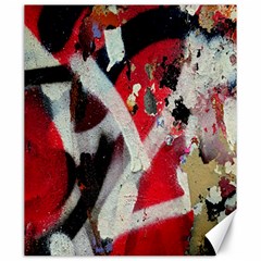 Abstract Graffiti Background Wallpaper Of Close Up Of Peeling Canvas 20  x 24  