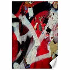 Abstract Graffiti Background Wallpaper Of Close Up Of Peeling Canvas 20  x 30  