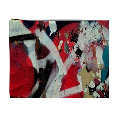 Abstract Graffiti Background Wallpaper Of Close Up Of Peeling Cosmetic Bag (XL)