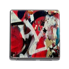 Abstract Graffiti Background Wallpaper Of Close Up Of Peeling Memory Card Reader (square) by Nexatart