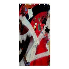 Abstract Graffiti Background Wallpaper Of Close Up Of Peeling Shower Curtain 36  X 72  (stall)  by Nexatart