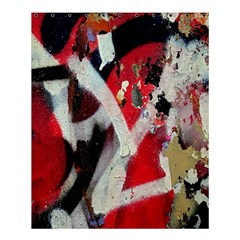 Abstract Graffiti Background Wallpaper Of Close Up Of Peeling Shower Curtain 60  X 72  (medium)  by Nexatart