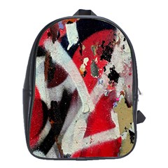 Abstract Graffiti Background Wallpaper Of Close Up Of Peeling School Bags (XL) 