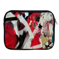 Abstract Graffiti Background Wallpaper Of Close Up Of Peeling Apple iPad 2/3/4 Zipper Cases