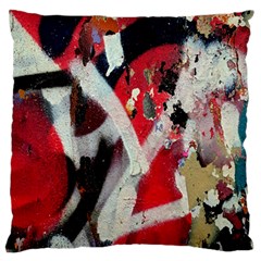 Abstract Graffiti Background Wallpaper Of Close Up Of Peeling Standard Flano Cushion Case (two Sides) by Nexatart