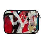 Abstract Graffiti Background Wallpaper Of Close Up Of Peeling Apple MacBook Pro 17  Zipper Case Front