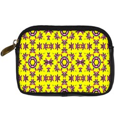 Yellow Seamless Wallpaper Digital Computer Graphic Digital Camera Cases by Nexatart