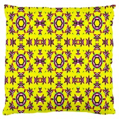 Yellow Seamless Wallpaper Digital Computer Graphic Standard Flano Cushion Case (two Sides) by Nexatart