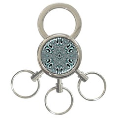 Kaleidoskope Digital Computer Graphic 3-ring Key Chains by Nexatart