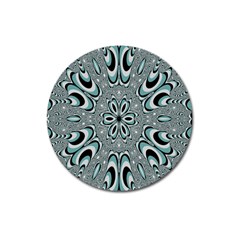 Kaleidoskope Digital Computer Graphic Magnet 3  (round) by Nexatart