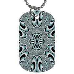 Kaleidoskope Digital Computer Graphic Dog Tag (one Side) by Nexatart