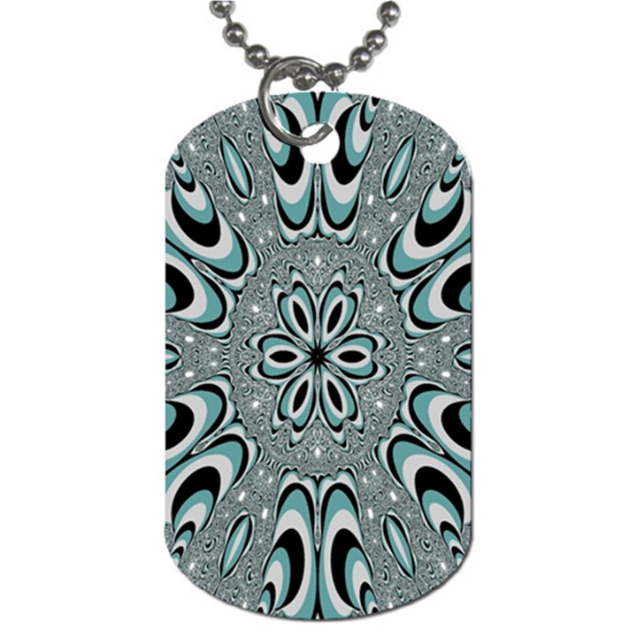 Kaleidoskope Digital Computer Graphic Dog Tag (One Side)