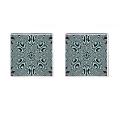 Kaleidoskope Digital Computer Graphic Cufflinks (square) by Nexatart