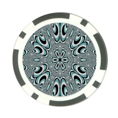 Kaleidoskope Digital Computer Graphic Poker Chip Card Guard (10 Pack) by Nexatart