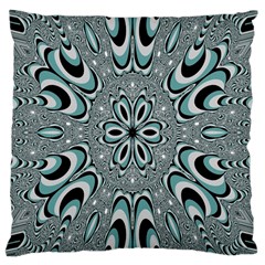 Kaleidoskope Digital Computer Graphic Large Cushion Case (one Side) by Nexatart