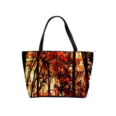 Forest Trees Abstract Shoulder Handbags by Nexatart