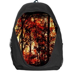 Forest Trees Abstract Backpack Bag by Nexatart