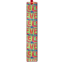 Typographic Graffiti Pattern Large Book Marks by dflcprints