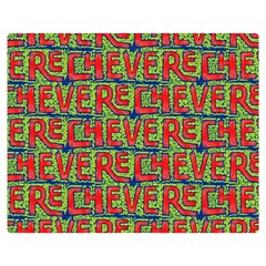 Typographic Graffiti Pattern Double Sided Flano Blanket (medium)  by dflcprints