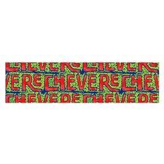 Typographic Graffiti Pattern Satin Scarf (oblong) by dflcprints