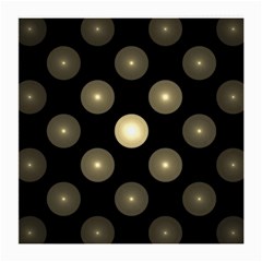 Gray Balls On Black Background Medium Glasses Cloth by Nexatart