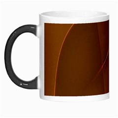 Brown Background Waves Abstract Brown Ribbon Swirling Shapes Morph Mugs by Nexatart