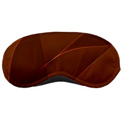 Brown Background Waves Abstract Brown Ribbon Swirling Shapes Sleeping Masks by Nexatart