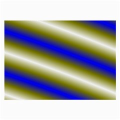 Color Diagonal Gradient Stripes Large Glasses Cloth (2-side) by Nexatart