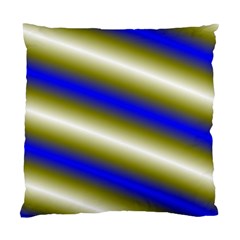 Color Diagonal Gradient Stripes Standard Cushion Case (two Sides) by Nexatart