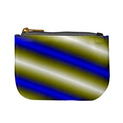 Color Diagonal Gradient Stripes Mini Coin Purses by Nexatart