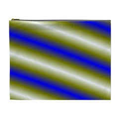 Color Diagonal Gradient Stripes Cosmetic Bag (xl) by Nexatart