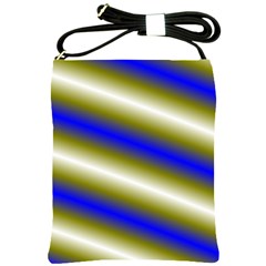 Color Diagonal Gradient Stripes Shoulder Sling Bags by Nexatart