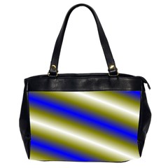 Color Diagonal Gradient Stripes Office Handbags (2 Sides)  by Nexatart