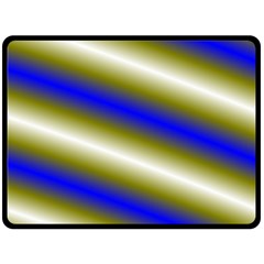 Color Diagonal Gradient Stripes Fleece Blanket (large)  by Nexatart