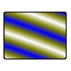 Color Diagonal Gradient Stripes Fleece Blanket (small) by Nexatart