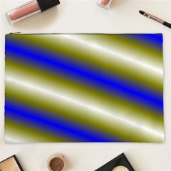 Color Diagonal Gradient Stripes Cosmetic Bag (xxl)  by Nexatart