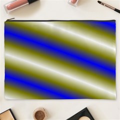 Color Diagonal Gradient Stripes Cosmetic Bag (xxxl)  by Nexatart