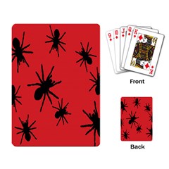 Illustration With Spiders Playing Card by Nexatart