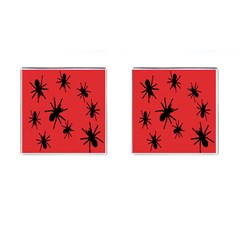 Illustration With Spiders Cufflinks (square) by Nexatart