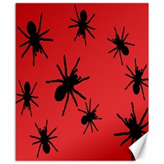 Illustration With Spiders Canvas 8  X 10  by Nexatart